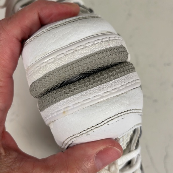Nike Air Jordan 4 IV Retro White Oreo Toddler Sneakers BQ7670-100 Size 6C - Picture 7 of 16